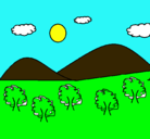Dibujo Montañas 4 pintado por Angelao