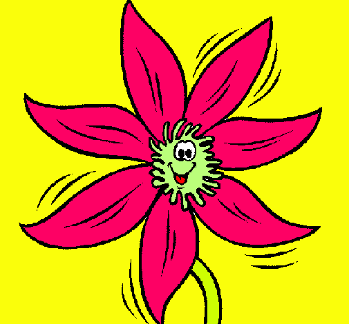 Dibujo Flor pintado por olga99