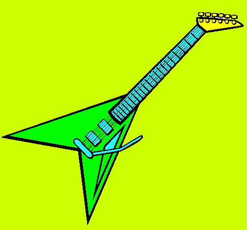 Dibujo Guitarra eléctrica II pintado por AGHQ