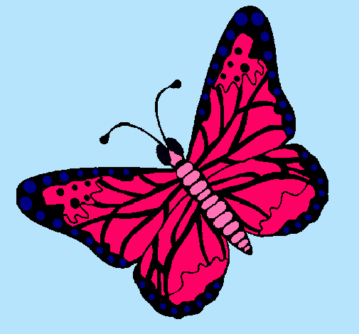 Dibujo Mariposa 4 pintado por malena10