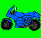Dibujo Motocicleta pintado por linditiito