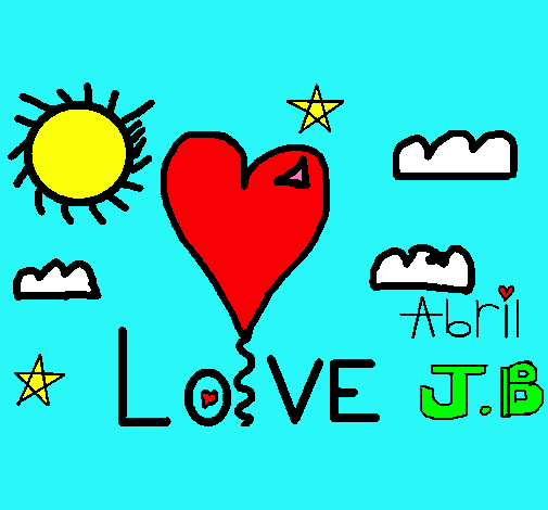 Dibujo Love Abril pintado por Evuchi