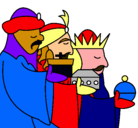 Dibujo Los Reyes Magos 3 pintado por serkevgar