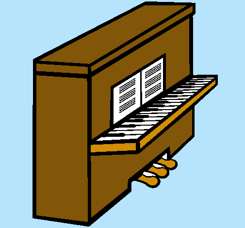 Dibujo Piano pintado por BibiDraw