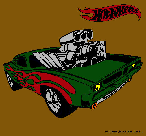 Dibujo Hot Wheels 11 pintado por Goobox