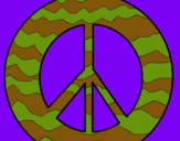 Dibujo Símbolo de la paz pintado por hhhhhhhhhhhh