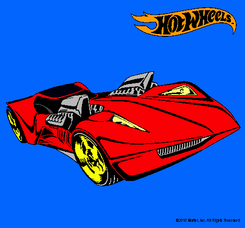 Dibujo Hot Wheels 4 pintado por HOTRUSH