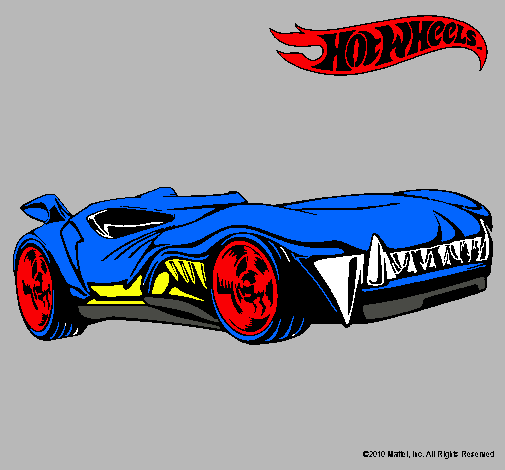 Dibujo Hot Wheels 3 pintado por HOTRUSH