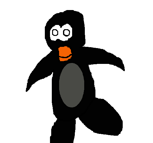 Dibujo Pingüino pintado por isabel2001