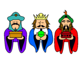 Dibujo Los Reyes Magos 4 pintado por dianatogacol