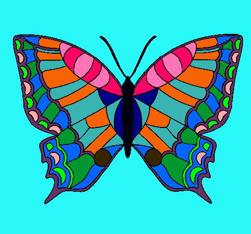 Dibujo Mariposa pintado por isavel1