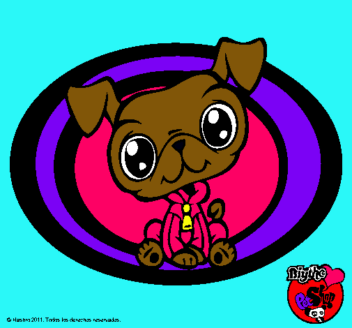 Dibujo Perrito Littlest Pet Shop pintado por mars2002