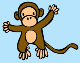 Dibujo Mono pintado por celis