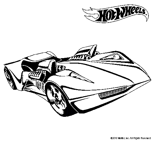 Dibujo Hot Wheels 4 pintado por HOTRUSH