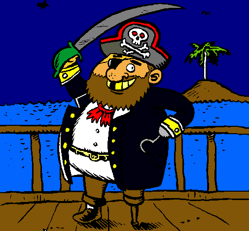 Dibujo Pirata a bordo pintado por juanca_seg