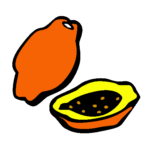 Dibujo Papaya pintado por mariayrube