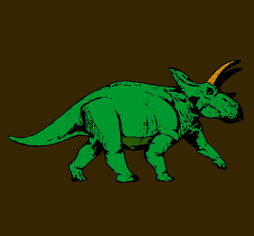 Dibujo Triceratops pintado por andres643