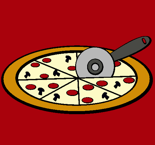 Dibujo Pizza pintado por SariLove