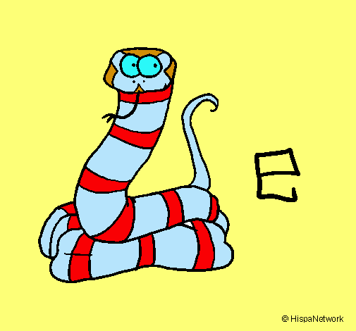 Dibujo Serpiente pintado por AGUSTINAA