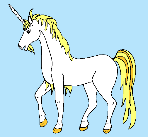 Dibujo Unicornio II pintado por draculaur