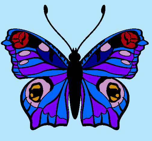 Dibujo Mariposa  pintado por 021sele