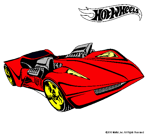 Dibujo Hot Wheels 4 pintado por HOTRUSH