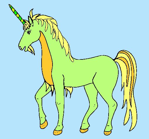 Dibujo Unicornio II pintado por draculaur
