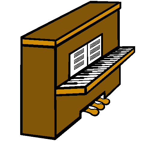 Dibujo Piano pintado por teamouriel