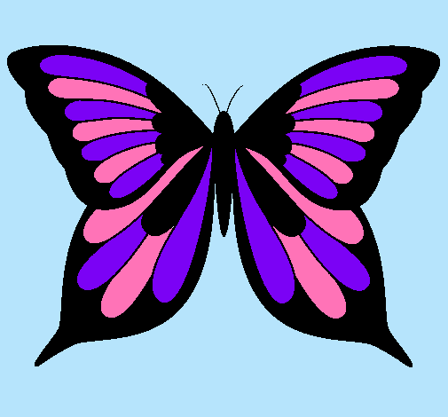 Dibujo Mariposa pintado por peincesa