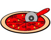 Dibujo Pizza pintado por daiyan