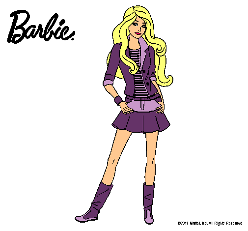 Dibujo Barbie juvenil pintado por dracu5623