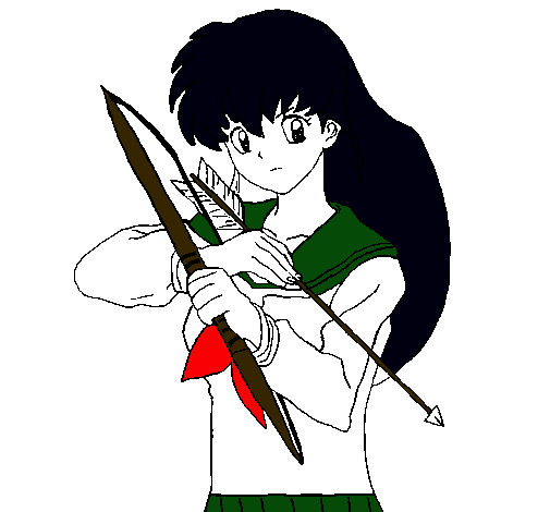 Dibujo Kagome pintado por mars2002