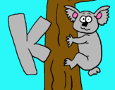 Dibujo Koala pintado por YOSU