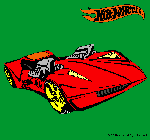 Dibujo Hot Wheels 4 pintado por HOTRUSH