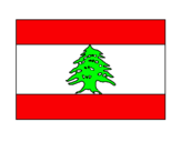 Dibujo Líbano pintado por yasid