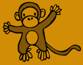Dibujo Mono pintado por celia4