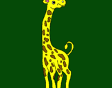 Dibujo Jirafa pintado por xirafa