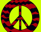 Dibujo Símbolo de la paz pintado por hhhhhhhhhhhh