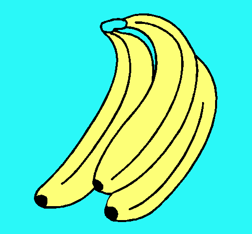 Dibujo Plátanos pintado por andrea111