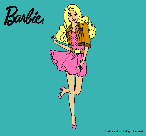 Dibujo Barbie informal pintado por dracu5623