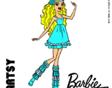 Dibujo Barbie Fashionista 1 pintado por daiyan