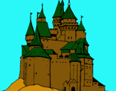 Dibujo Castillo medieval pintado por joanjesus