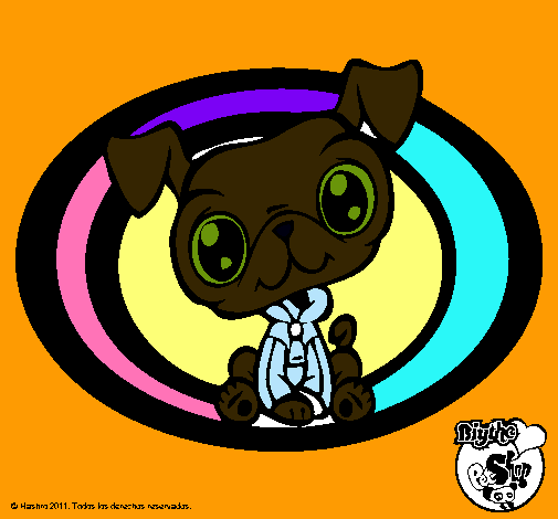 Dibujo Perrito Littlest Pet Shop pintado por AnaVal