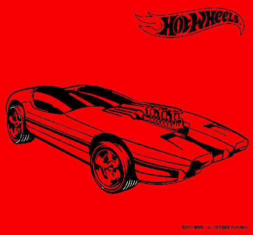 Dibujo Hot Wheels 2 pintado por vlady-_-