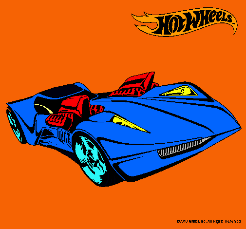 Dibujo Hot Wheels 4 pintado por HOTRUSH