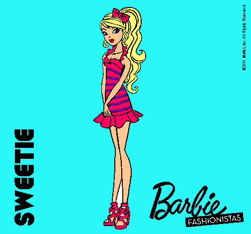 Dibujo Barbie Fashionista 6 pintado por mars2002