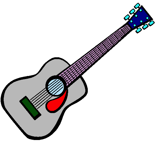 Dibujo Guitarra española II pintado por popepope