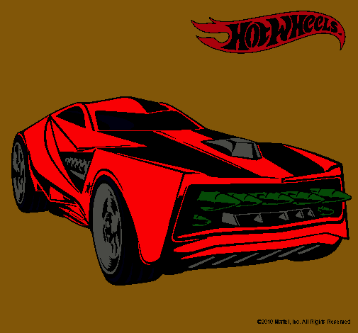 Dibujo Hot Wheels 12 pintado por Goobox