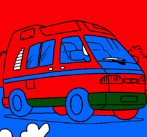 Dibujo Caravana compacta pintado por ELIAS2012