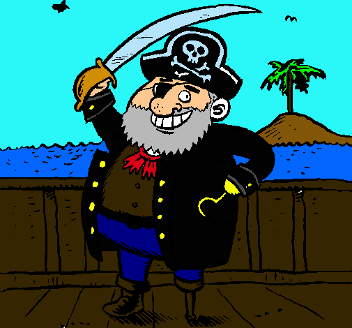 Dibujo Pirata a bordo pintado por yahirvzz